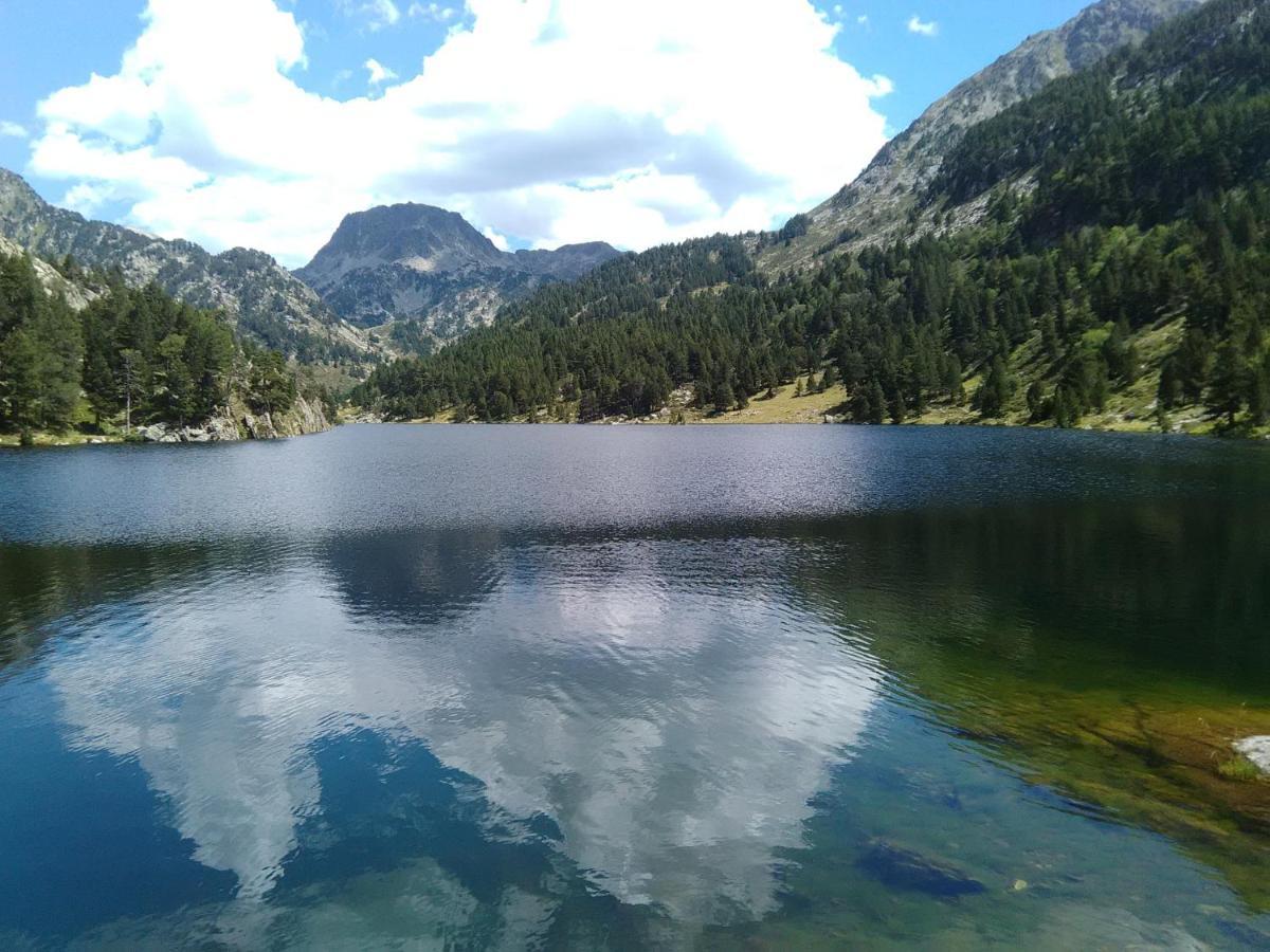 LʼHospitalet-près-lʼAndorre Chalet Bois Au Milieu Des Pyrenees מראה חיצוני תמונה