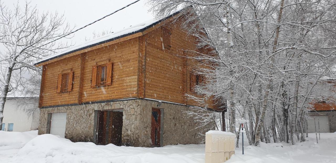 LʼHospitalet-près-lʼAndorre Chalet Bois Au Milieu Des Pyrenees מראה חיצוני תמונה